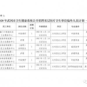 湖南邵陽武岡市衛(wèi)生健康系統(tǒng)招聘公告