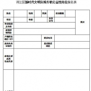 白山市渾江區(qū)新時代文明實踐專職公益性崗位招聘通知