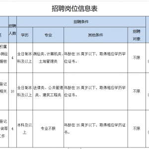 南京市不動產(chǎn)登記中心招聘公告