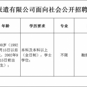 貴州銅仁日報傳媒集團勞務(wù)派遣有限公司招聘公告